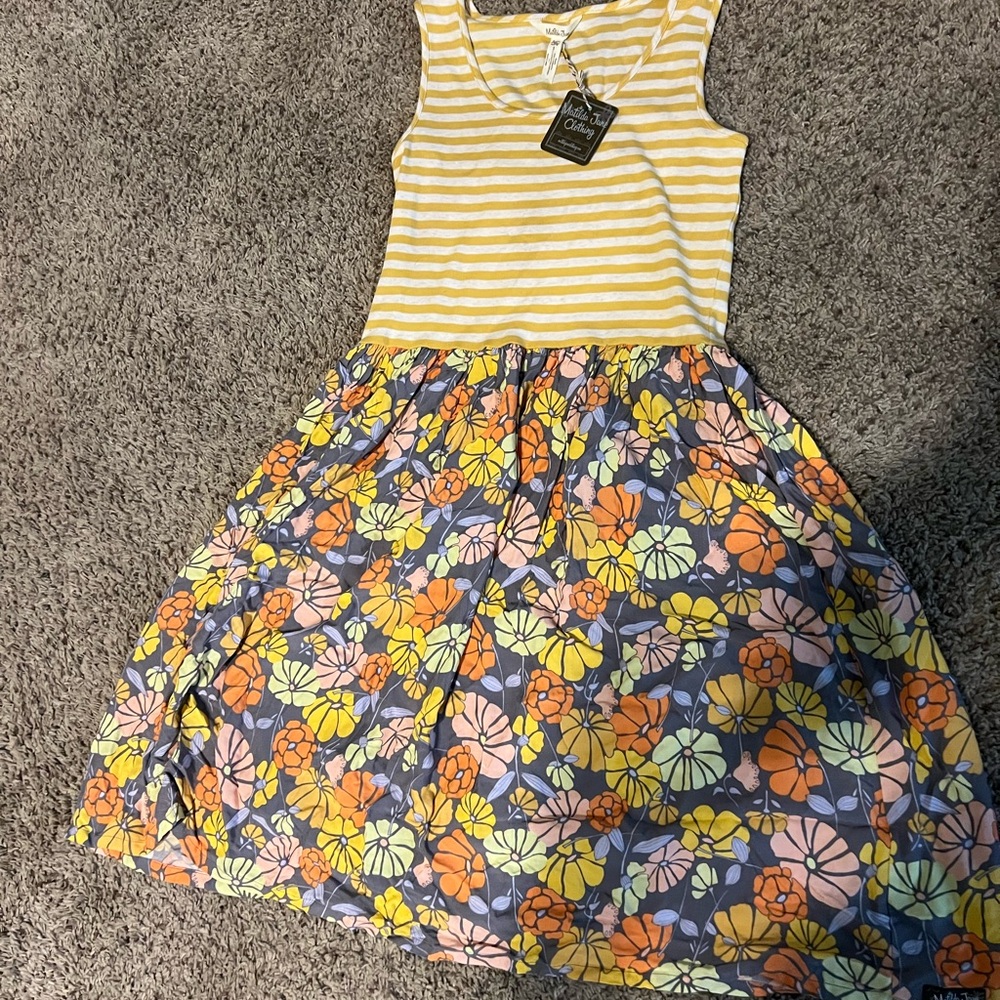 Matilda Jane Casual Yellow and Orange Sundress